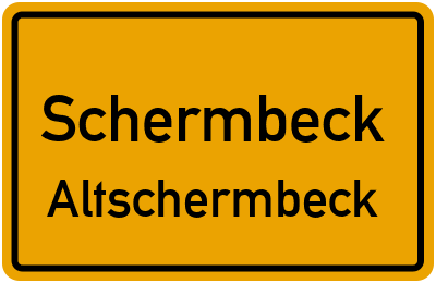 Straßenverzeichnis Schermbeck Altschermbeck