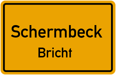 Straßenverzeichnis Schermbeck Bricht