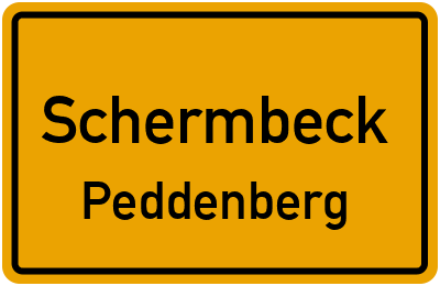 Straßenverzeichnis Schermbeck Peddenberg