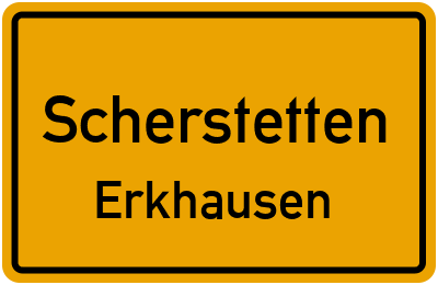 Straßenverzeichnis Scherstetten Erkhausen