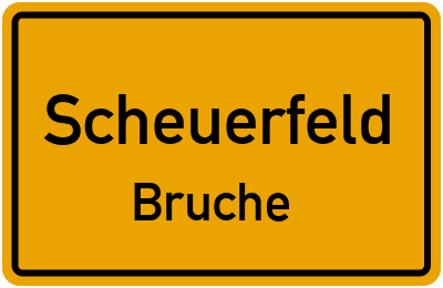 Straßenverzeichnis Scheuerfeld Bruche