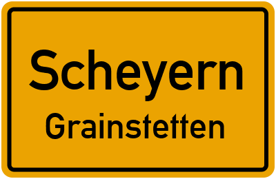 Straßenverzeichnis Scheyern Grainstetten