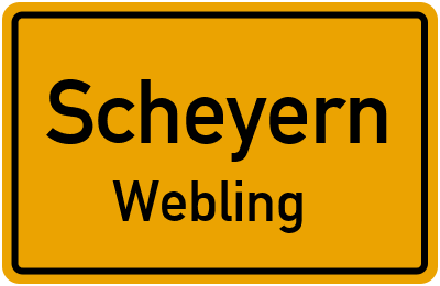 Straßenverzeichnis Scheyern Webling