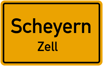 Straßenverzeichnis Scheyern Zell