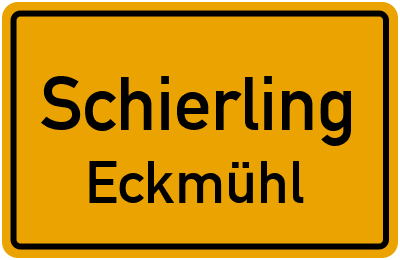Straßenverzeichnis Schierling Eckmühl