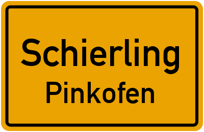 Straßenverzeichnis Schierling Pinkofen