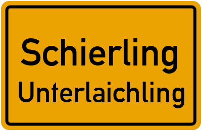 Straßenverzeichnis Schierling Unterlaichling
