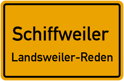 Straßenverzeichnis Schiffweiler Landsweiler-Reden