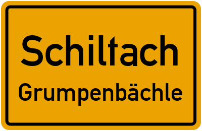Straßenverzeichnis Schiltach Grumpenbächle
