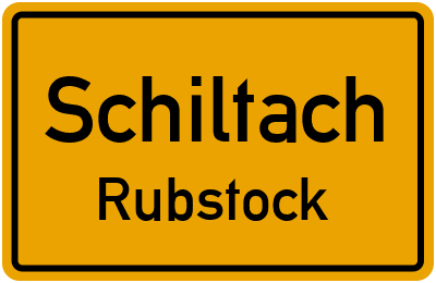 Straßenverzeichnis Schiltach Rubstock