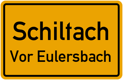 Straßenverzeichnis Schiltach Vor Eulersbach