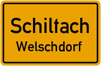 Straßenverzeichnis Schiltach Welschdorf