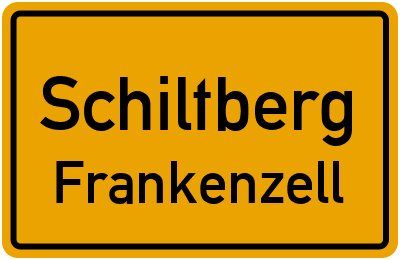 Straßenverzeichnis Schiltberg Frankenzell