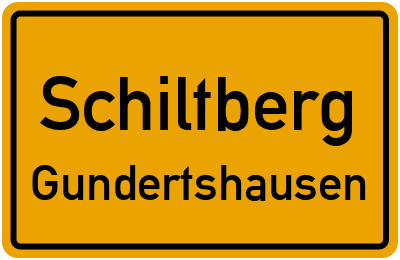 Ortsschild Schiltberg Gundertshausen
