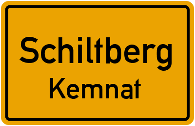 Ortsschild Schiltberg Kemnat