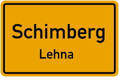 Straßenverzeichnis Schimberg Lehna