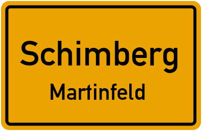 Straßenverzeichnis Schimberg Martinfeld