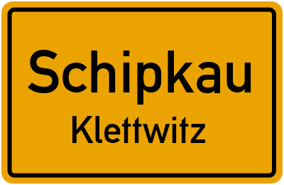 Straßenverzeichnis Schipkau Klettwitz