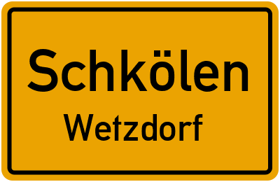 Straßenverzeichnis Schkölen Wetzdorf