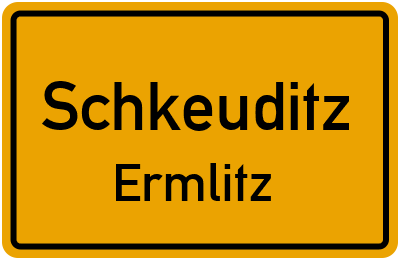 Straßenverzeichnis Schkeuditz Ermlitz