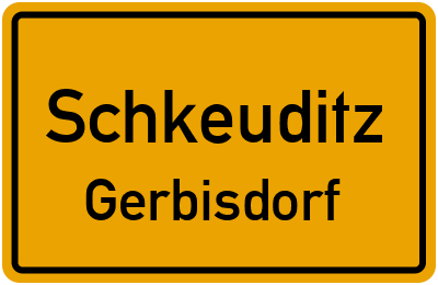 Straßenverzeichnis Schkeuditz Gerbisdorf