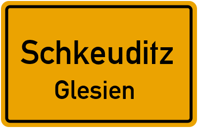 Straßenverzeichnis Schkeuditz Glesien