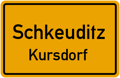 Straßenverzeichnis Schkeuditz Kursdorf