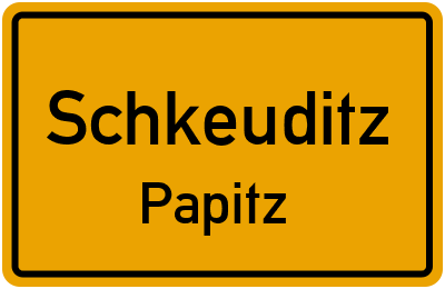 Straßenverzeichnis Schkeuditz Papitz