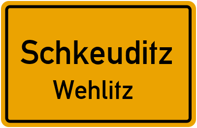 Straßenverzeichnis Schkeuditz Wehlitz