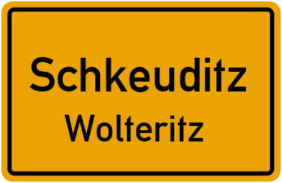 Straßenverzeichnis Schkeuditz Wolteritz