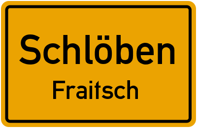 Straßenverzeichnis Schlöben Fraitsch
