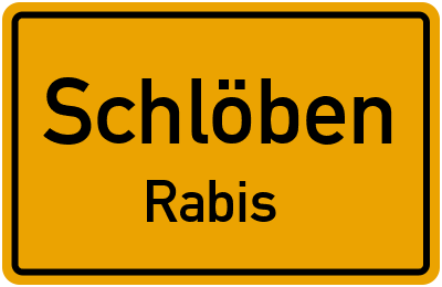 Straßenverzeichnis Schlöben Rabis