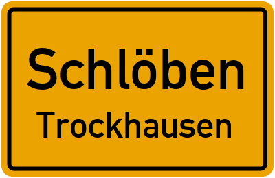 Straßenverzeichnis Schlöben Trockhausen