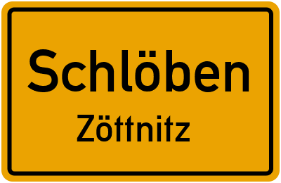 Straßenverzeichnis Schlöben Zöttnitz