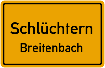 Straßenverzeichnis Schlüchtern Breitenbach