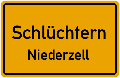 Straßenverzeichnis Schlüchtern Niederzell