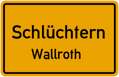 Straßenverzeichnis Schlüchtern Wallroth