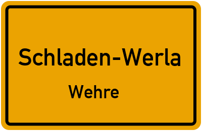 Straßenverzeichnis Schladen-Werla Wehre