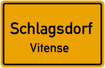 Straßenverzeichnis Schlagsdorf Vitense