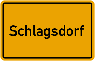Schlagsdorf in Mecklenburg-Vorpommern