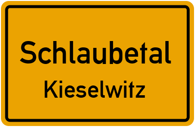 Straßenverzeichnis Schlaubetal Kieselwitz