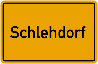 Ortsschild von Schlehdorf in Bayern
