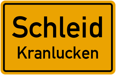 Straßenverzeichnis Schleid Kranlucken