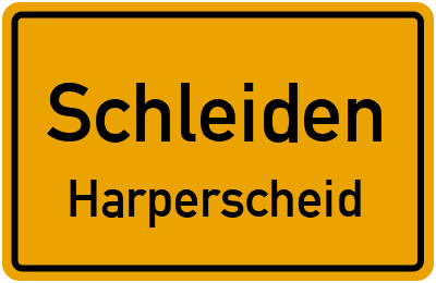 Straßenverzeichnis Schleiden Harperscheid