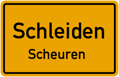 Straßenverzeichnis Schleiden Scheuren