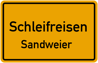Straßenverzeichnis Schleifreisen Sandweier