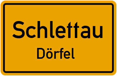 Straßenverzeichnis Schlettau Dörfel