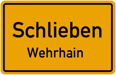 Straßenverzeichnis Schlieben Wehrhain