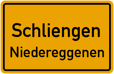 Straßenverzeichnis Schliengen Niedereggenen