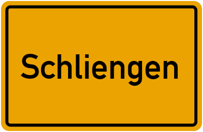 Ortsschild von Gemeinde Schliengen in Baden-Württemberg
